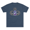 173rd Airborne Brigade Insignia Triblend Athletic Shirt T-Shirt Printify S Tri-Blend Indigo 