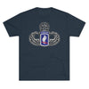 173rd Airborne Brigade Insignia Triblend Athletic Shirt T-Shirt Printify S Tri-Blend Vintage Navy 