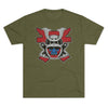 187th Infantry Rakkasan Insignia - Triblend Athletic Shirt T-Shirt Printify S Tri-Blend Military Green 