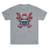 187th Infantry Rakkasan Insignia - Triblend Athletic Shirt T-Shirt Printify S Tri-Blend Premium Heather 