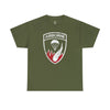 187th Rakkasan Distressed Insignia - Standard Fit Cotton Shirt T-Shirt Printify S Military Green 