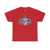 187th Rakkasan Master Blaster Distressed Insignia - Standard Fit Cotton Shirt T-Shirt Printify L Red 