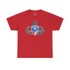 187th Rakkasan Master Blaster Distressed Insignia - Standard Fit Cotton Shirt T-Shirt Printify L Red 