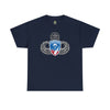 187th Rakkasan Master Blaster Distressed Insignia - Standard Fit Cotton Shirt T-Shirt Printify M Navy 