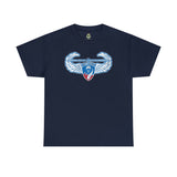 187th Rakkasans Air Assault Distressed Insignia - Standard Fit Cotton Shirt T-Shirt Printify M Navy 