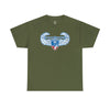 187th Rakkasans Air Assault Distressed Insignia - Standard Fit Cotton Shirt T-Shirt Printify S Military Green 