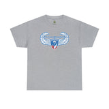 187th Rakkasans Air Assault Distressed Insignia - Standard Fit Cotton Shirt T-Shirt Printify S Sport Grey 