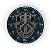 19th Group Special Forces Wall Clock Home Decor Printify White Black 10"