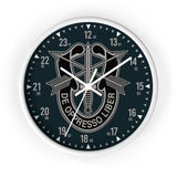 19th Group Special Forces Wall Clock Home Decor Printify White White 10"