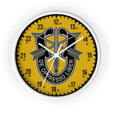 1st Group Special Forces Wall Clock Home Decor Printify White White 10"