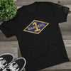1st Ranger Battalion Distressed Diamond Triblend Athletic Shirt T-Shirt Printify 