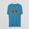 1st Ranger Battalion Distressed Diamond Triblend Athletic Shirt T-Shirt Printify 