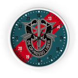 20th Special Forces Wall Clock Home Decor Printify White Black 10"