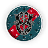 20th Special Forces Wall Clock Home Decor Printify White Black 10"