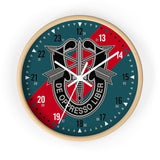 20th Special Forces Wall Clock Home Decor Printify Wooden White 10"