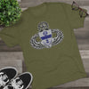 325th Parachute Infantry Regiment Insignia Triblend Athletic Shirt T-Shirt Printify 