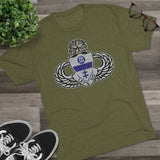 325th Parachute Infantry Regiment Insignia Triblend Athletic Shirt T-Shirt Printify 