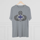 325th Parachute Infantry Regiment Insignia Triblend Athletic Shirt T-Shirt Printify 