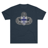 325th Parachute Infantry Regiment Insignia Triblend Athletic Shirt T-Shirt Printify S Tri-Blend Vintage Navy 