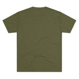 3rd Ranger Battalion Distressed Diamond Triblend Athletic Shirt T-Shirt Printify 