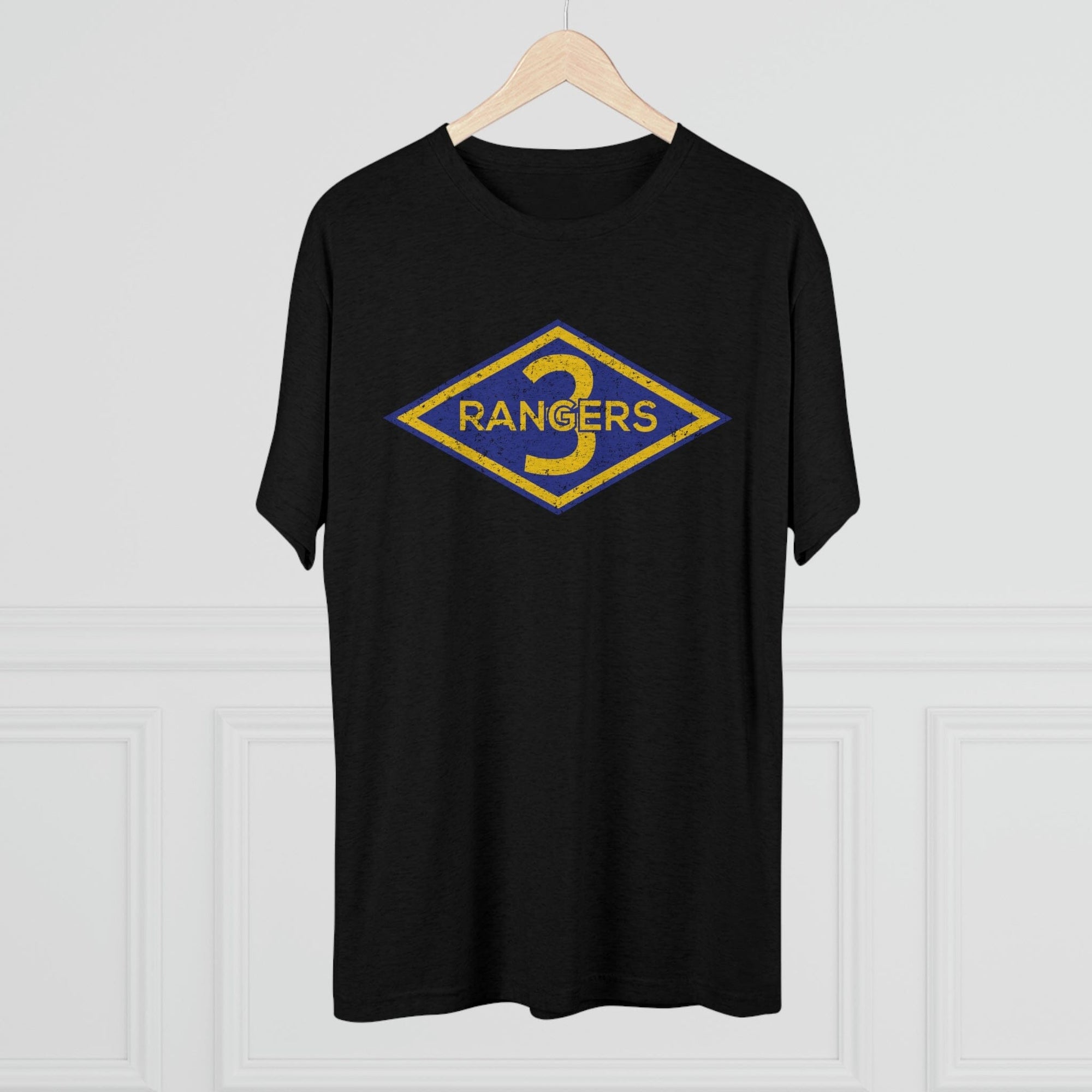 3rd Ranger Battalion Distressed Diamond Triblend Athletic Shirt ...
