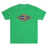 3rd Ranger Battalion Distressed Diamond Triblend Athletic Shirt T-Shirt Printify Tri-Blend Envy M 