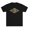 3rd Ranger Battalion Distressed Diamond Triblend Athletic Shirt T-Shirt Printify Tri-Blend Vintage Black M 