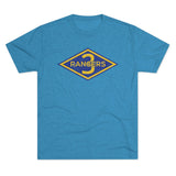 3rd Ranger Battalion Distressed Diamond Triblend Athletic Shirt T-Shirt Printify Tri-Blend Vintage Turquoise M 