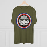 502nd Parachute Infantry Regiment WWII Insignia Triblend Athletic Shirt T-Shirt Printify 