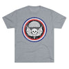 502nd Parachute Infantry Regiment WWII Insignia Triblend Athletic Shirt T-Shirt Printify Tri-Blend Premium Heather S 