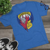 504th Parachute Infantry Regiment Devils DISTRESSED Insignia - Triblend Athletic Shirt T-Shirt Printify 