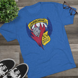 504th Parachute Infantry Regiment Devils DISTRESSED Insignia - Triblend Athletic Shirt T-Shirt Printify 