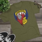 504th Parachute Infantry Regiment Devils DISTRESSED Insignia - Triblend Athletic Shirt T-Shirt Printify 