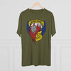 504th Parachute Infantry Regiment Devils DISTRESSED Insignia - Triblend Athletic Shirt T-Shirt Printify 