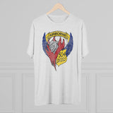 504th Parachute Infantry Regiment Devils DISTRESSED Insignia - Triblend Athletic Shirt T-Shirt Printify 