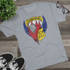 504th Parachute Infantry Regiment Devils DISTRESSED Insignia - Triblend Athletic Shirt T-Shirt Printify 