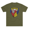 504th Parachute Infantry Regiment Devils DISTRESSED Insignia - Triblend Athletic Shirt T-Shirt Printify Tri-Blend Military Green S 