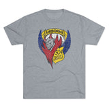504th Parachute Infantry Regiment Devils DISTRESSED Insignia - Triblend Athletic Shirt T-Shirt Printify Tri-Blend Premium Heather S 