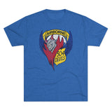 504th Parachute Infantry Regiment Devils DISTRESSED Insignia - Triblend Athletic Shirt T-Shirt Printify Tri-Blend Vintage Royal S 