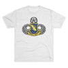 504th Parachute Infantry Regiment Insignia Triblend Athletic Shirt T-Shirt Printify S Tri-Blend Heather White 