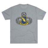 504th Parachute Infantry Regiment Insignia Triblend Athletic Shirt T-Shirt Printify S Tri-Blend Premium Heather 