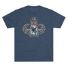 505th Parachute Infantry Regiment Insignia Triblend Athletic Shirt T-Shirt Printify S Tri-Blend Indigo 