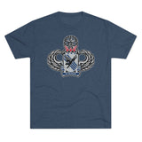 505th Parachute Infantry Regiment Insignia Triblend Athletic Shirt T-Shirt Printify S Tri-Blend Indigo 
