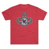 505th Parachute Infantry Regiment Insignia Triblend Athletic Shirt T-Shirt Printify S Tri-Blend Vintage Red 