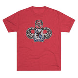 505th Parachute Infantry Regiment Insignia Triblend Athletic Shirt T-Shirt Printify S Tri-Blend Vintage Red 