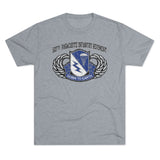 507th Parachute Infantry Regiment Insignia Triblend Athletic Shirt T-Shirt Printify S Tri-Blend Premium Heather 