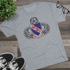 508th Parachute Infantry Regiment Insignia Triblend Athletic Shirt T-Shirt Printify 