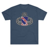 508th Parachute Infantry Regiment Insignia Triblend Athletic Shirt T-Shirt Printify S Tri-Blend Indigo 