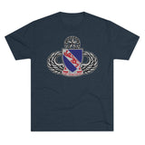 508th Parachute Infantry Regiment Insignia Triblend Athletic Shirt T-Shirt Printify S Tri-Blend Vintage Navy 