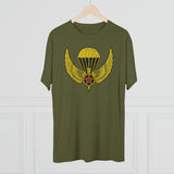 509th Airborne OPFOR Jump Wings Triblend Shirt T-Shirt Printify 